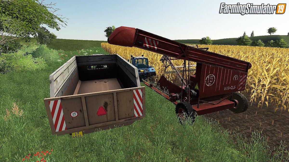 Trailed silage harvester KSS - 2.6 v1.0 for FS19