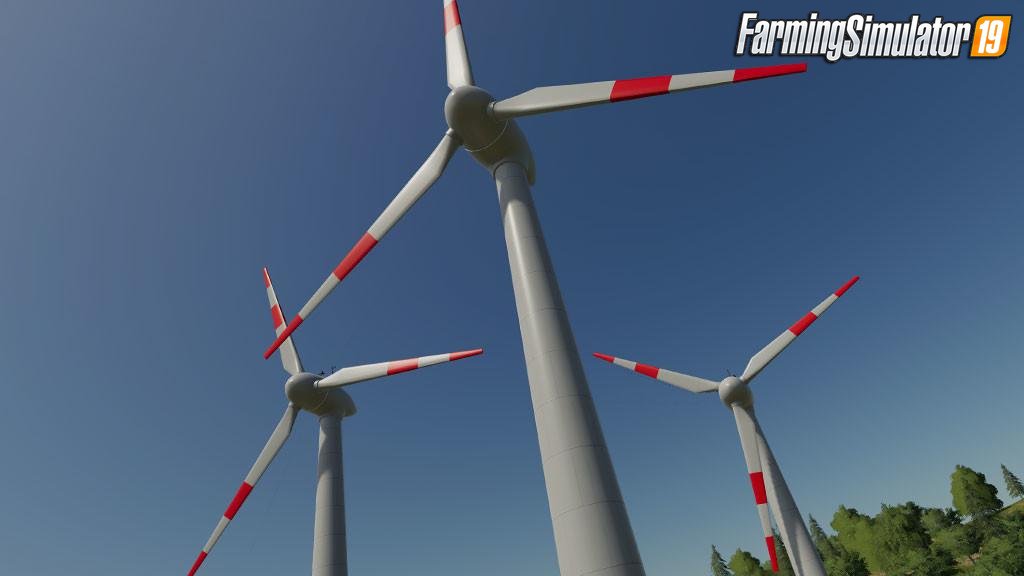 Wind Turbine Placeable v1.0 by GIANTS Software for FS19