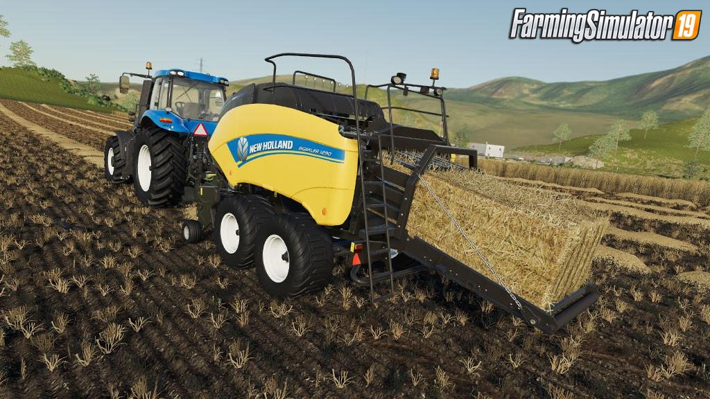 New Holland BigBaler 1290 v1.0.1 by Giants Software for FS19