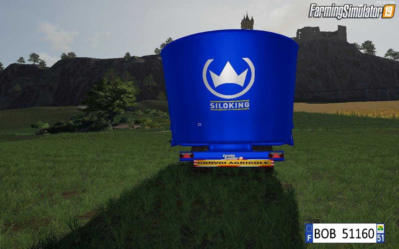 Trailer Peecon Big Mixer Wagon FS19 v1.0 for FS19