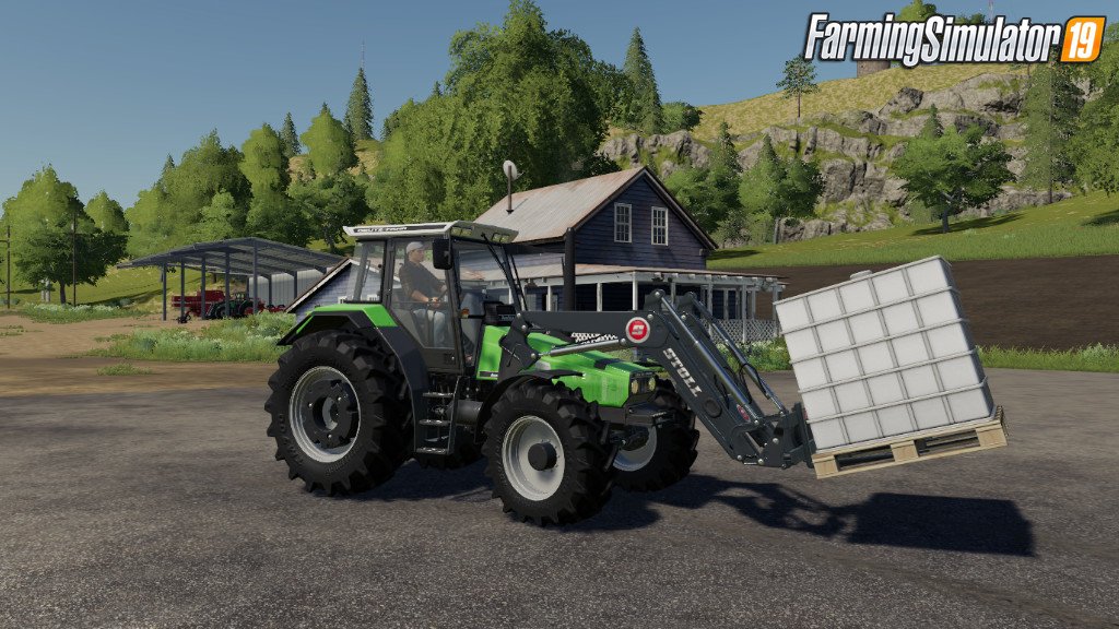 Tractor Deutz AgroStar Clear View for FS19