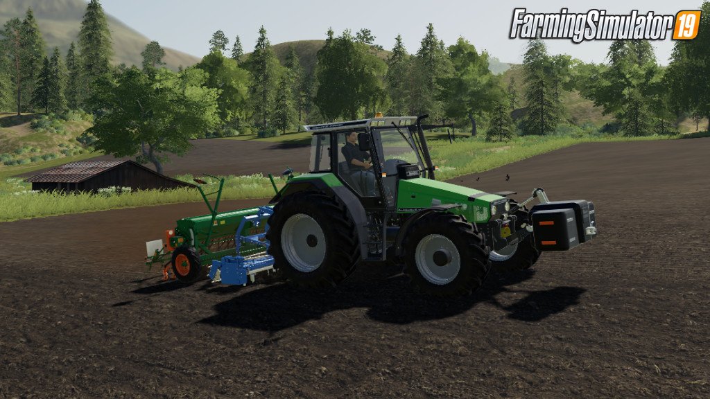 Tractor Deutz AgroStar Clear View for FS19