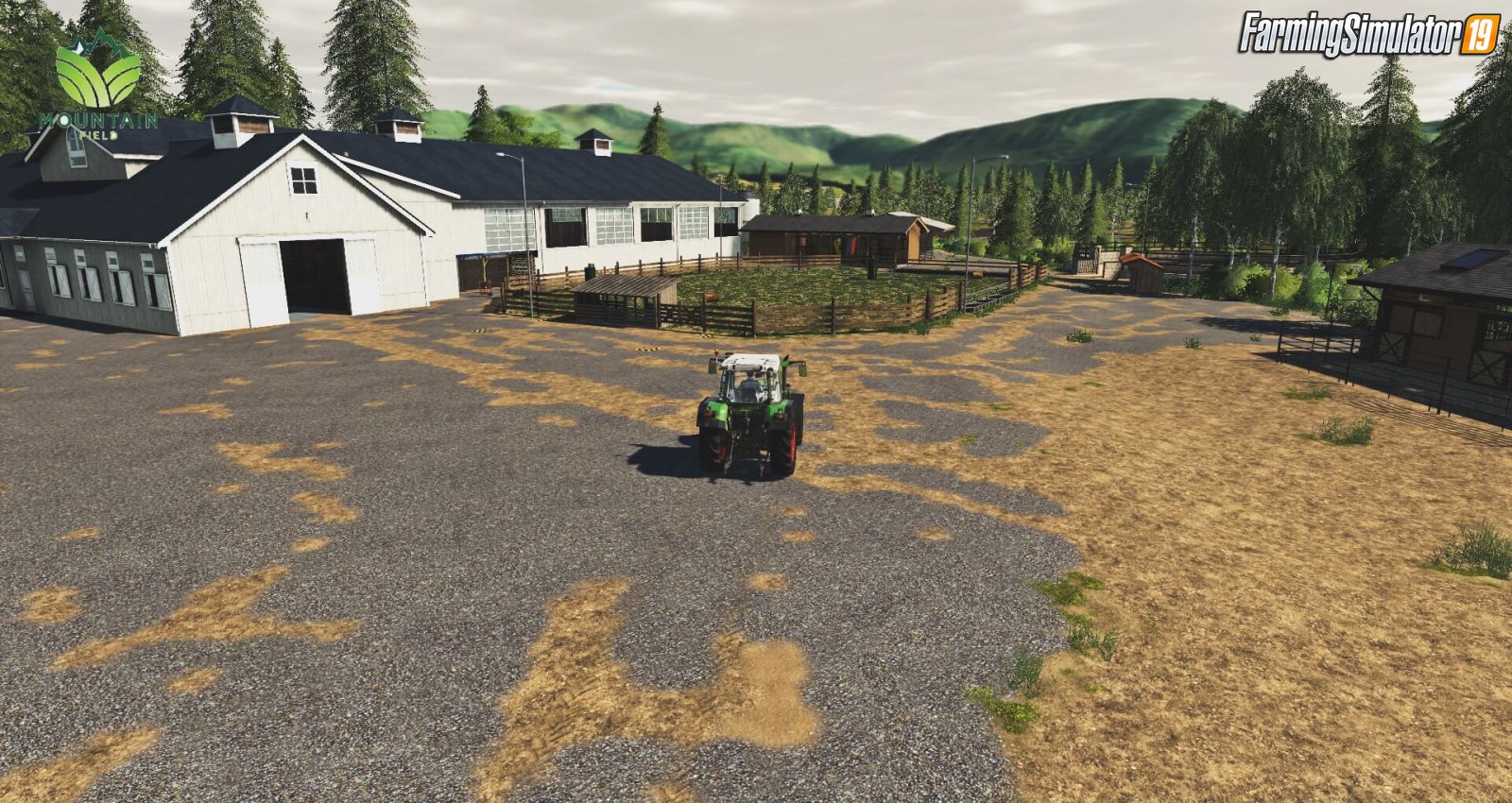 Field Mountain Map for FS19