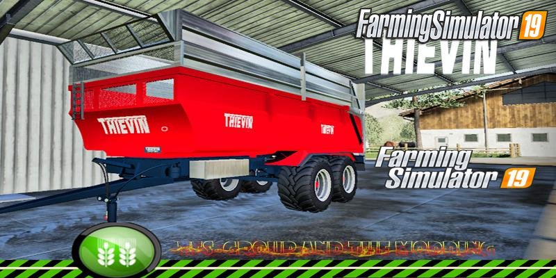 Trailer THIEVIN 18T CHROM v1.0 by TFSG for FS19