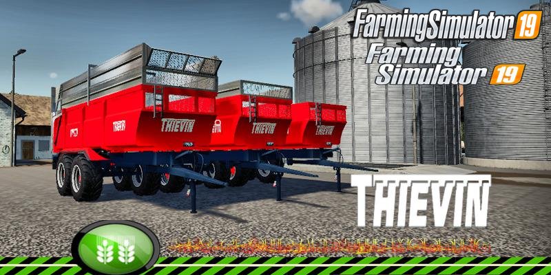 Trailer THIEVIN 18T CHROM v1.0 by TFSG for FS19