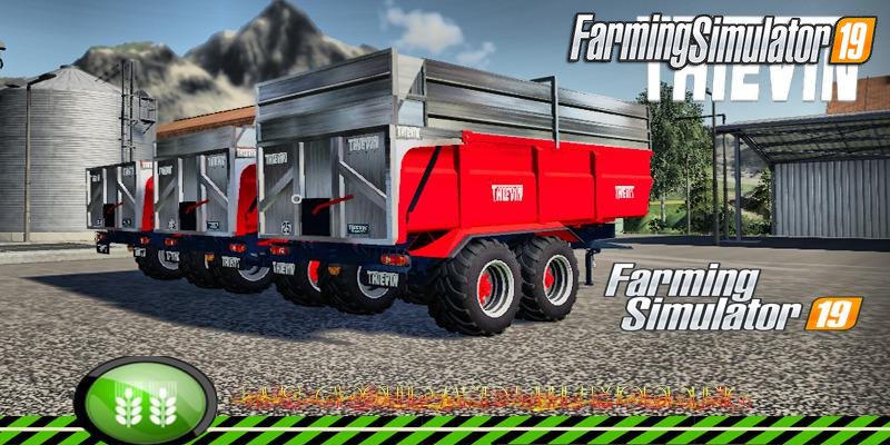 Trailer THIEVIN 18T CHROM v1.0 by TFSG for FS19