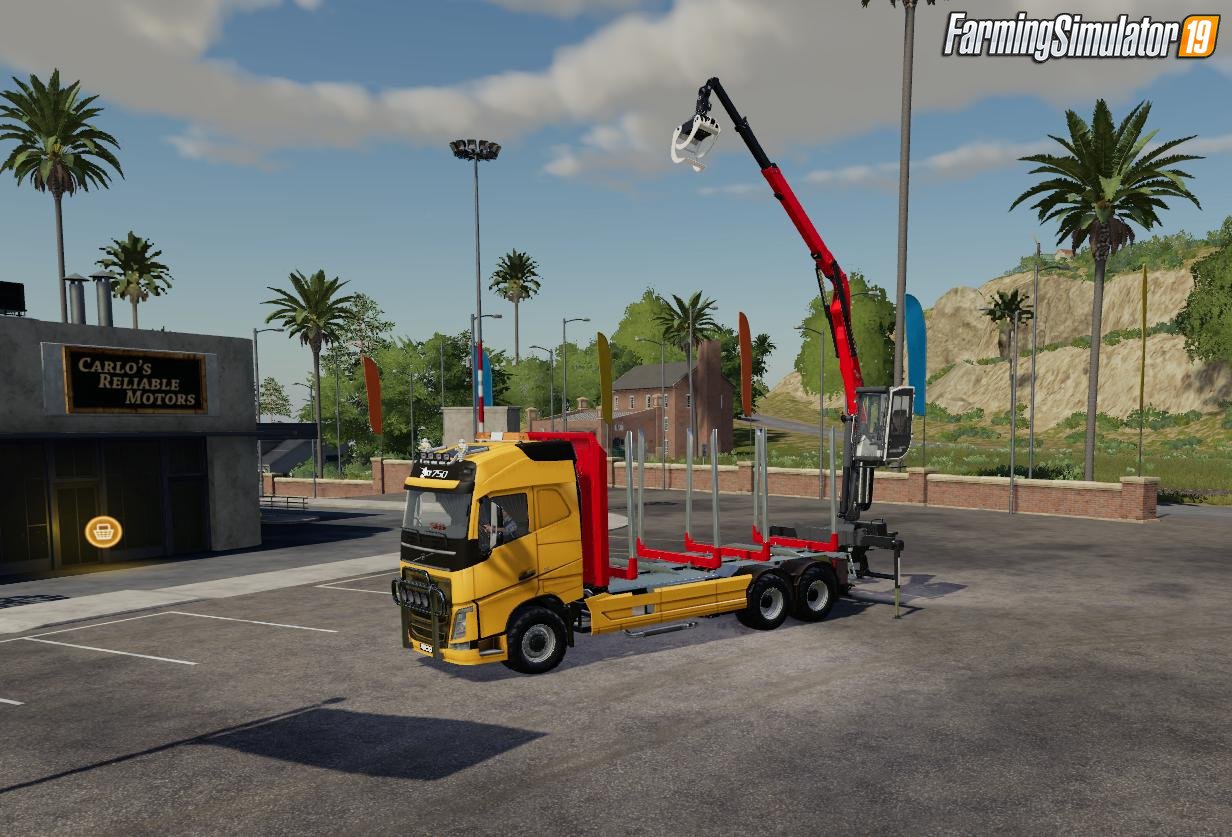 Volvo FH16 750 Wood Truck for FS19