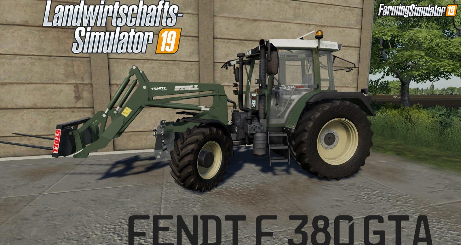 Tractor Fendt F 380 GTA Turbo for FS19