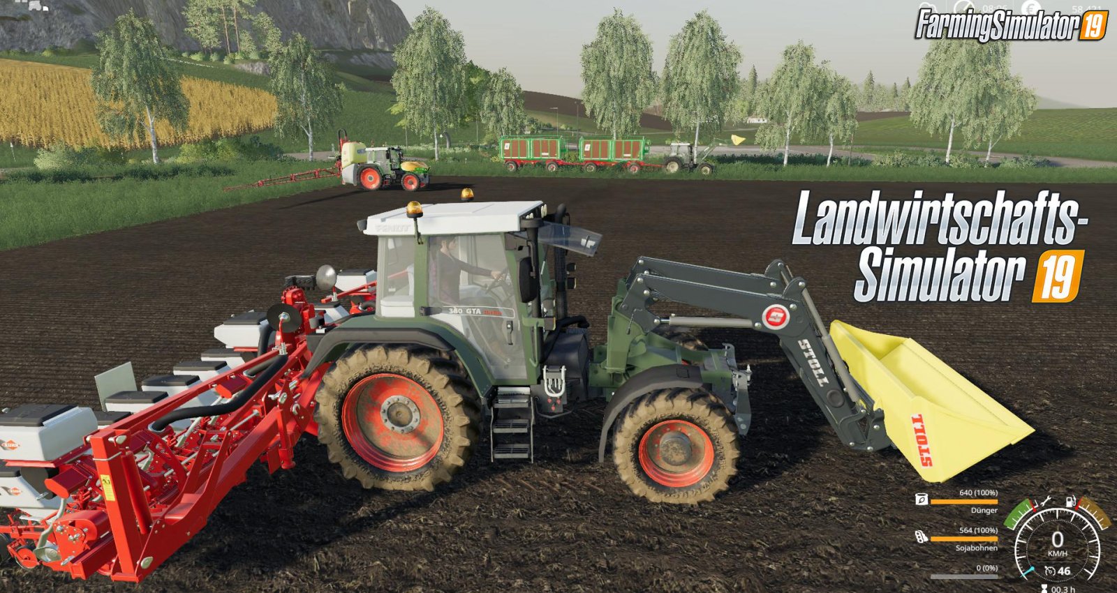 Stoll FL Adapter for Fendt F 380 GTA for FS19