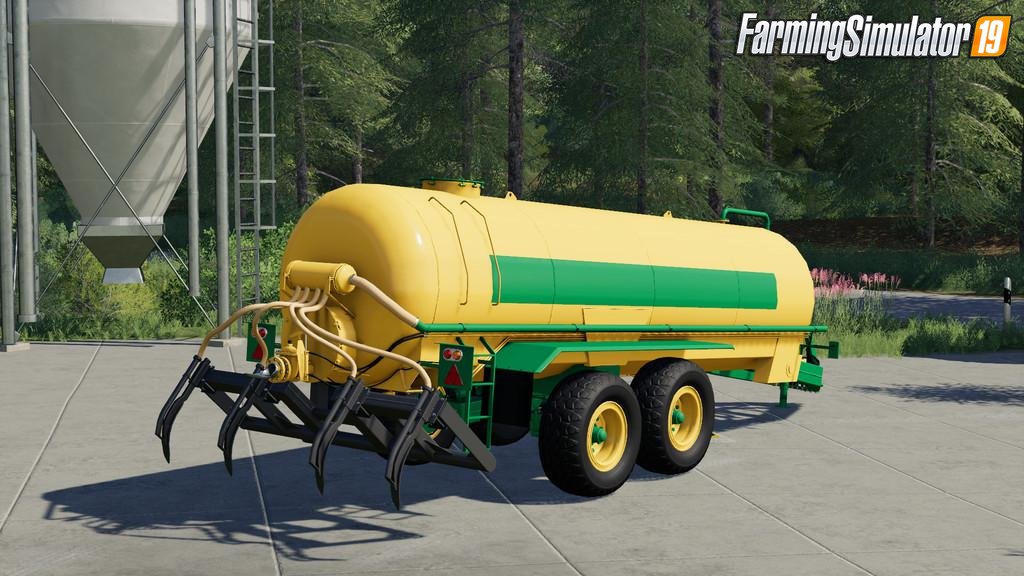 Trailer Slurry Tanker 14 with injector v1.1 for FS19