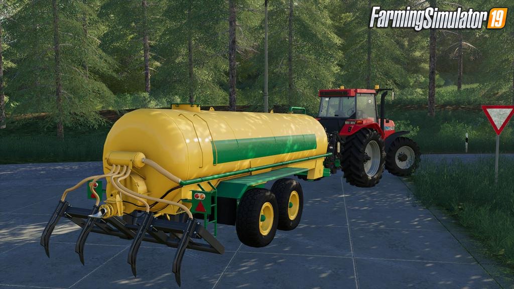 Trailer Slurry Tanker 14 with injector v1.0 for FS19