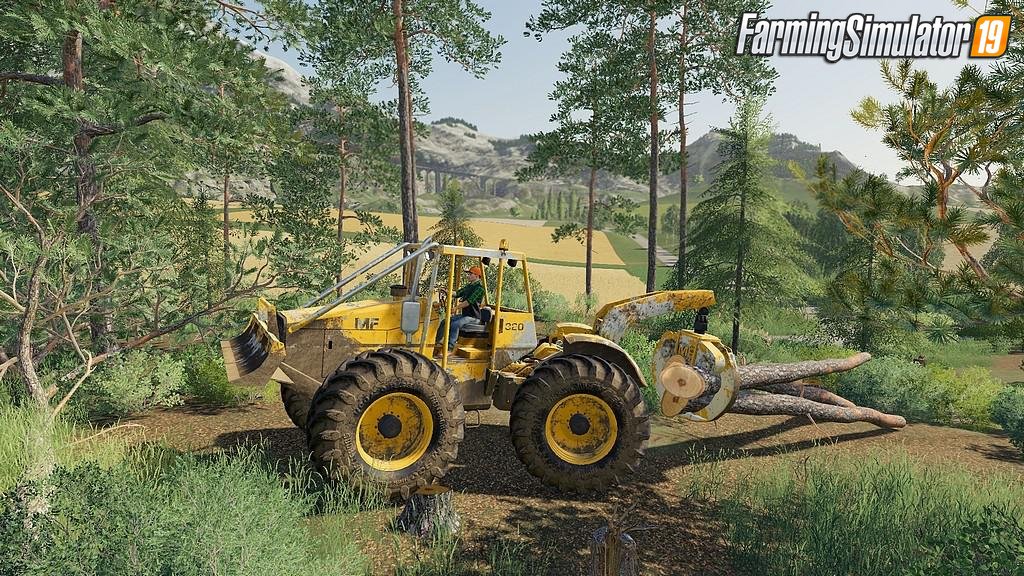 Skidder MF320 v1.0 by Blacksheep Modding for FS19