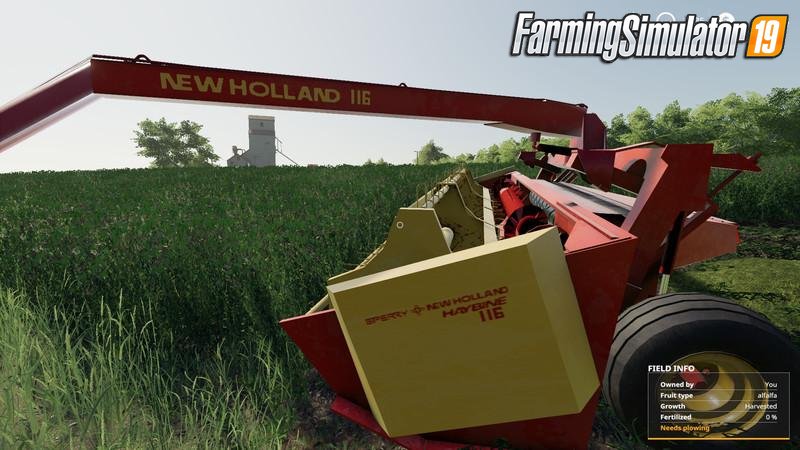 New Holland 116 HAYBINE v1.0 for FS19