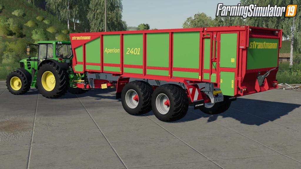 Trailer Strautmann Aperion 2401 v1.0 for FS19