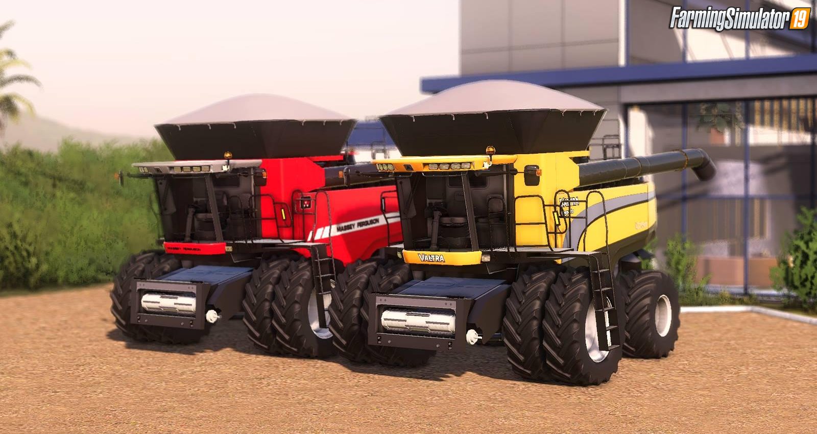 Combines Valtra Bc 8800E + Massey Ferguson 9895 v1.0 for FS19