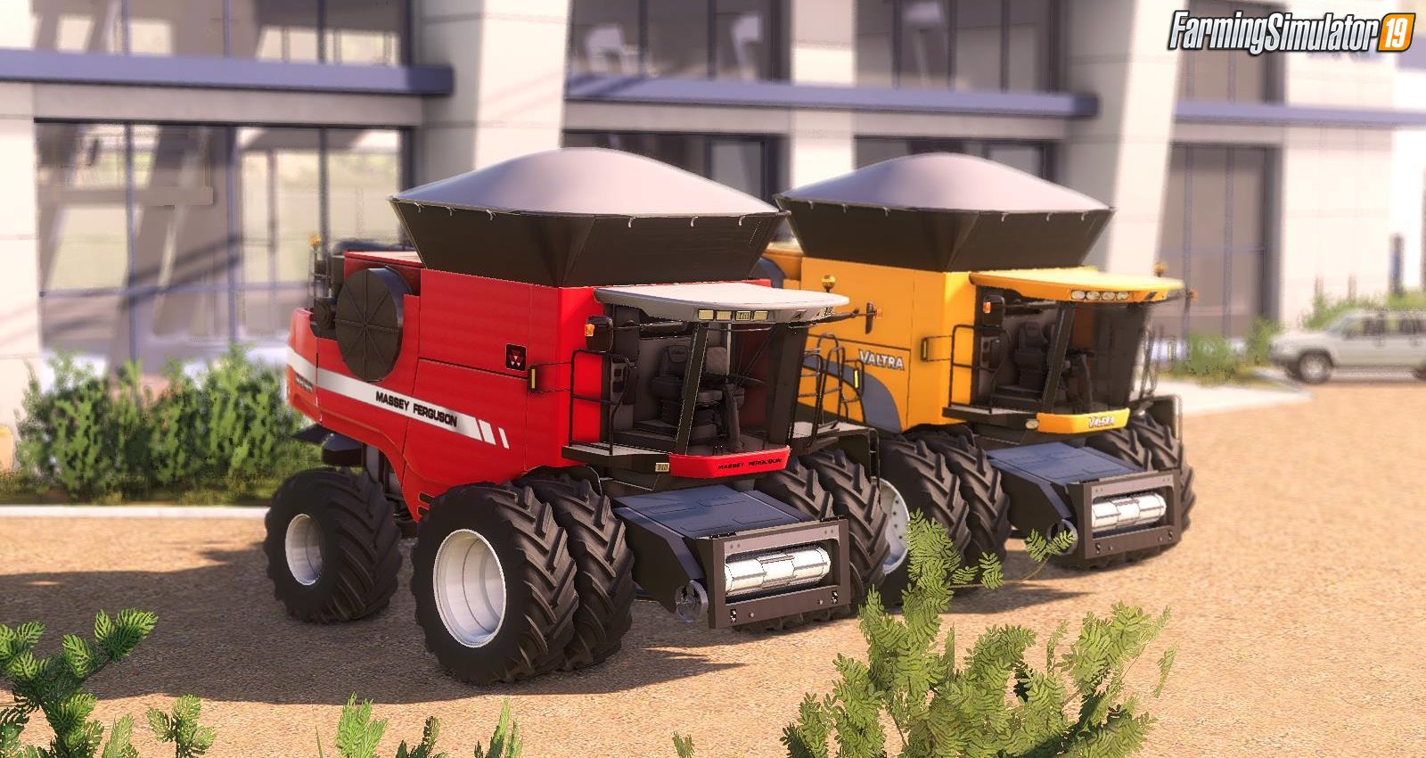 Combines Valtra Bc 8800E + Massey Ferguson 9895 v1.0 for FS19