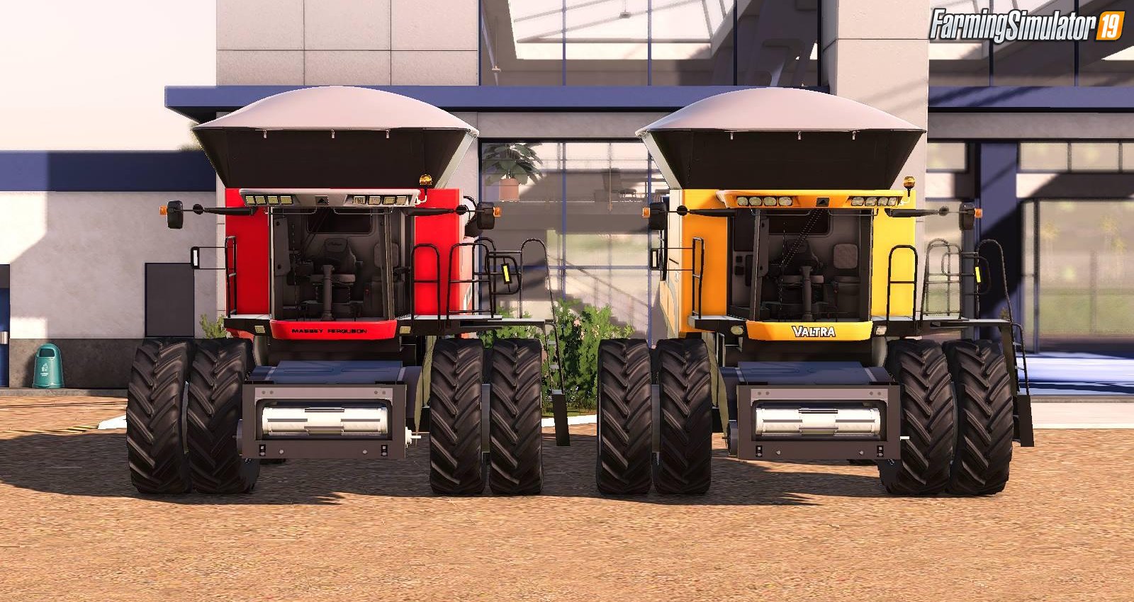 Combines Valtra Bc 8800E + Massey Ferguson 9895 v1.0 for FS19