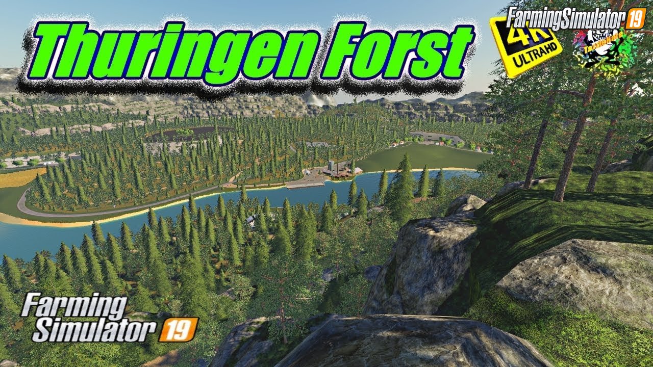 Thuringen Forst Map v1.0 for FS19