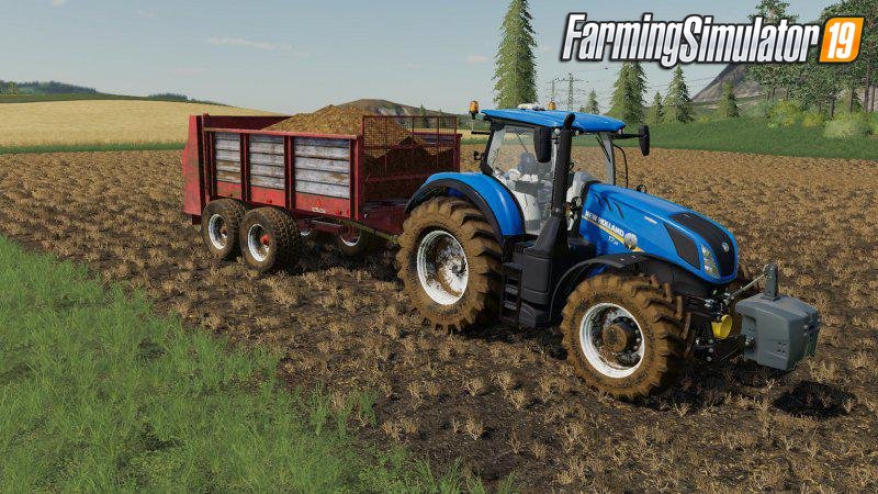 Trailer AnnaBurger HTS Manure spreader v1.0 for FS19