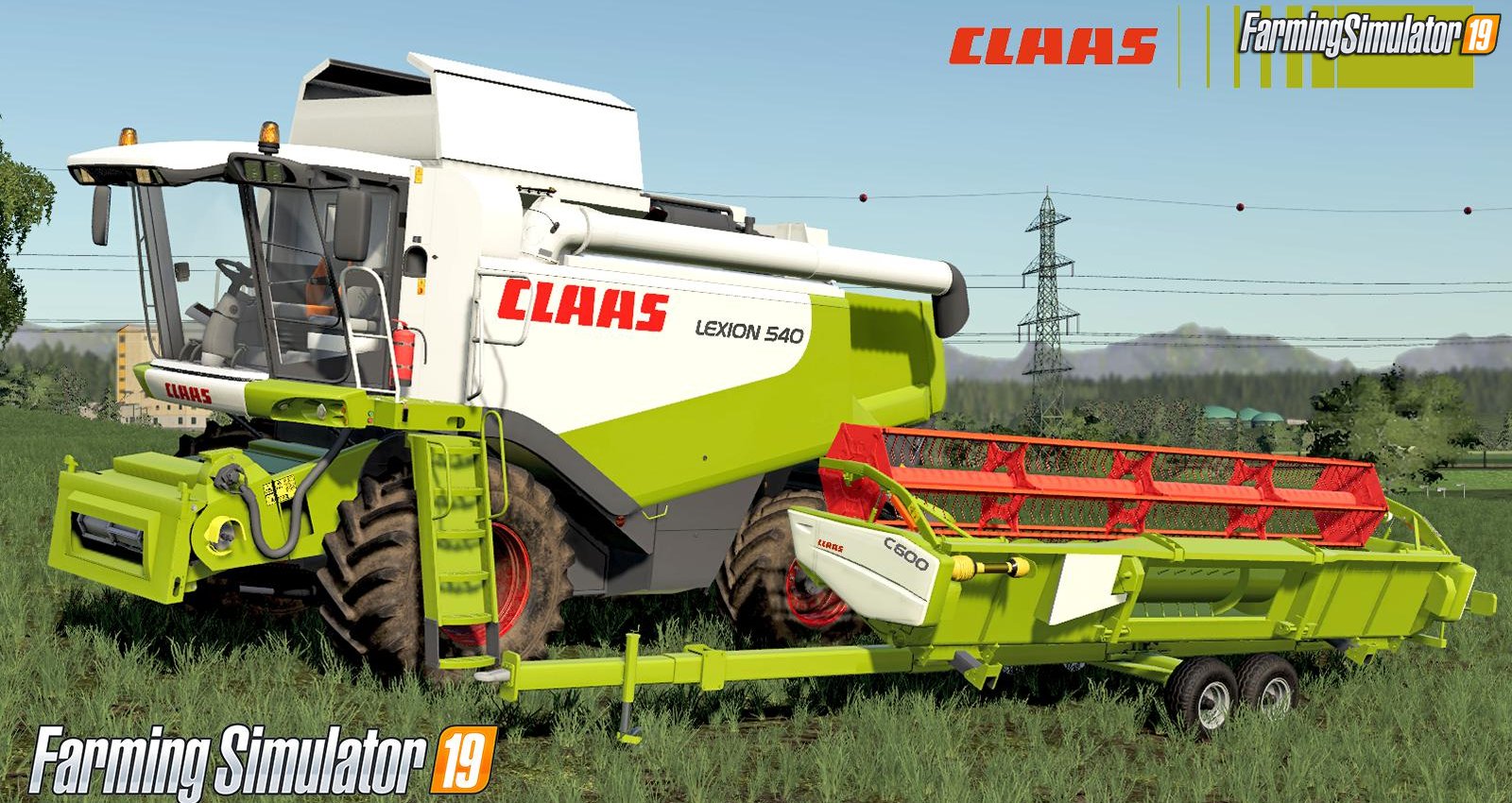 Combine Claas Lexion 530-540 v1.0 for FS19