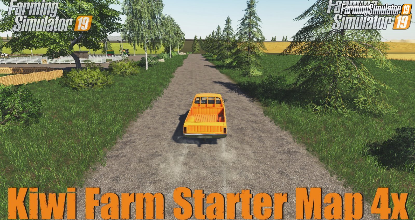 Kiwi Farm starter map 4x v2.0 by Cazz64 for FS19