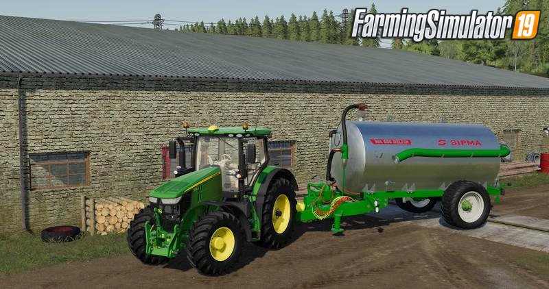 Trailer Sipma Delfin WA 600 v1.0 for FS19