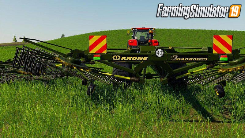 Krone Swadro 2000 v1.0 for FS19