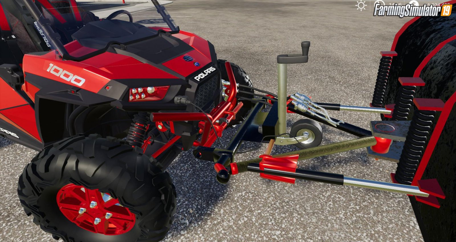 Polaris RZR + Plow v1.0 by Lambomods for FS19