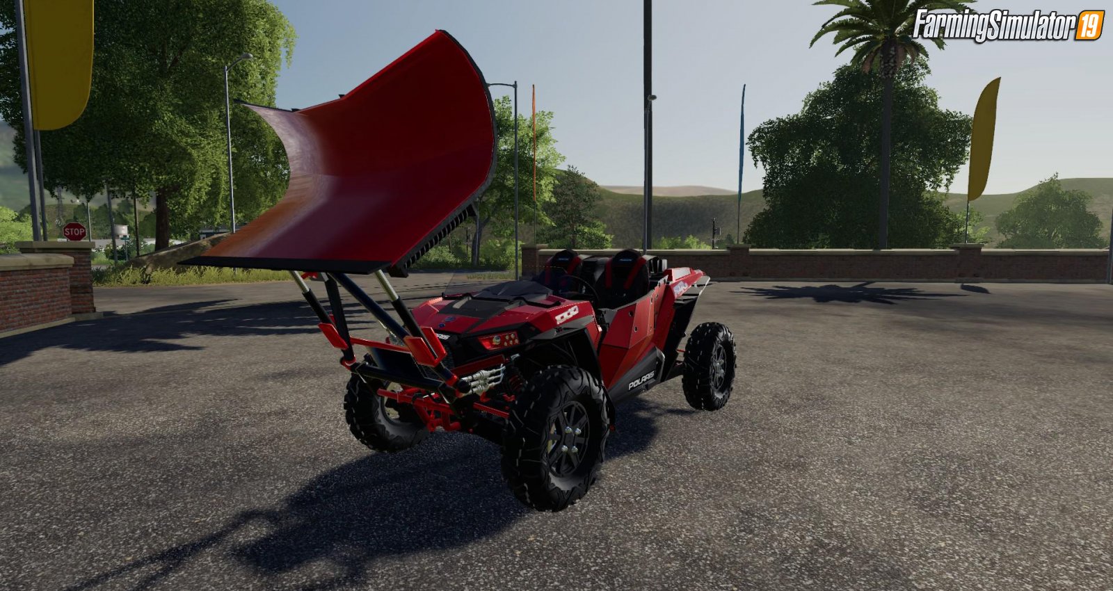 Polaris RZR + Plow v1.0 by Lambomods for FS19