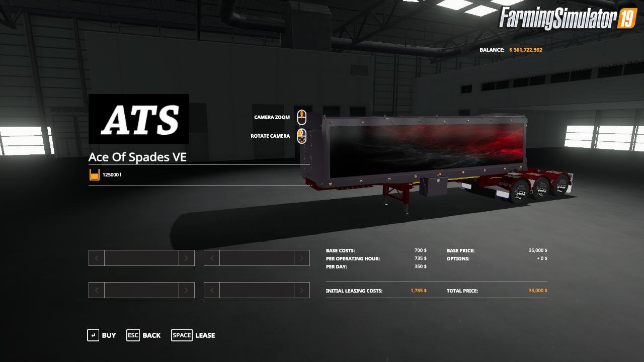 Kenworth W900 + Tippers Trailers v1.0 for FS19