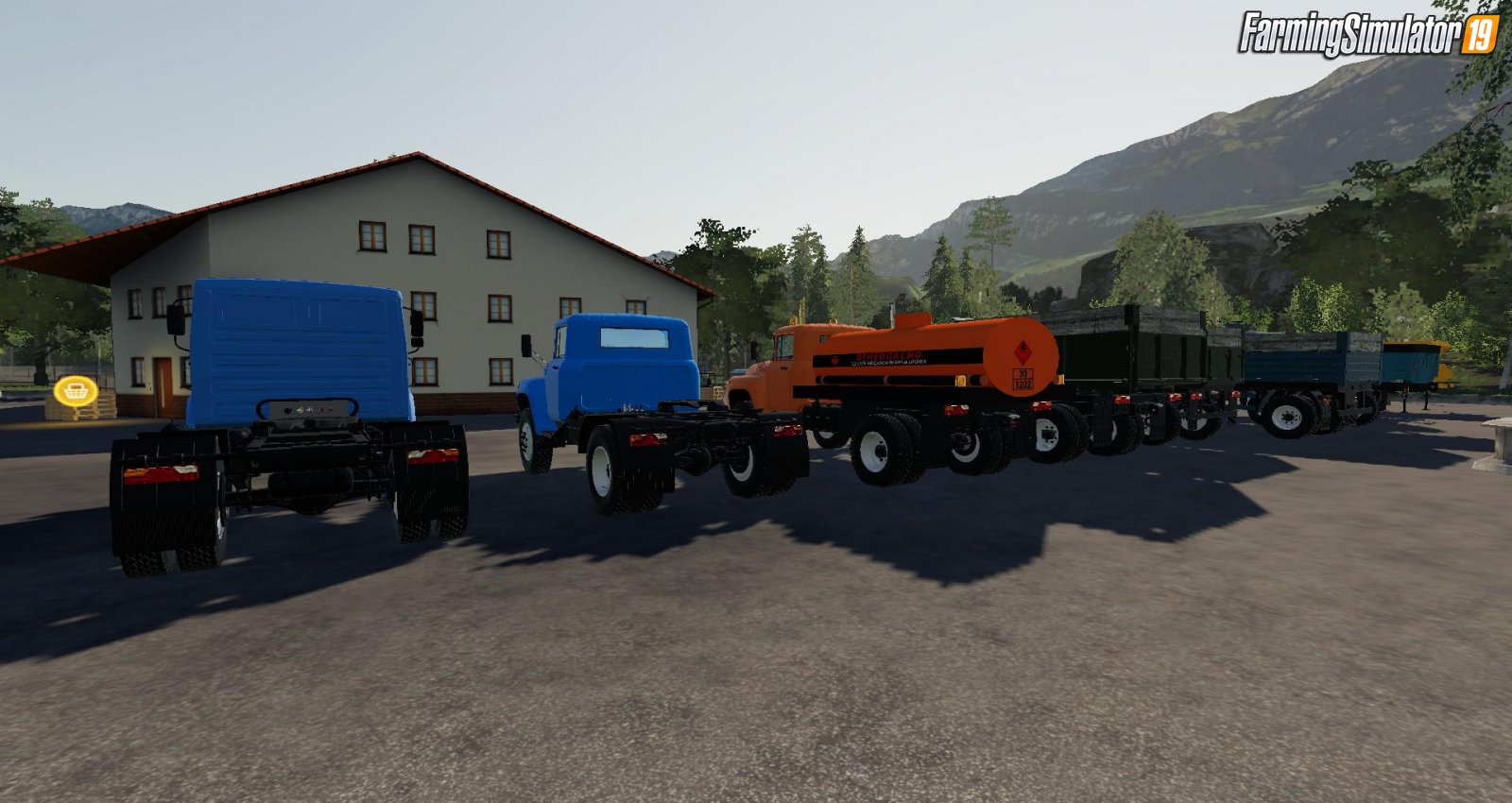 ZIL Pack Trucks + Trailers for FS19