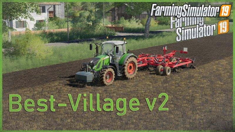 Best Village Map v2.0 by Dawider for FS19