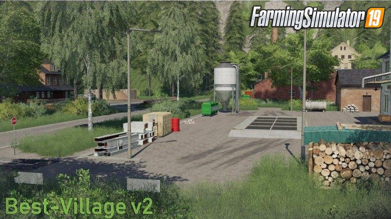 Best Village Map v2.0 by Dawider for FS19