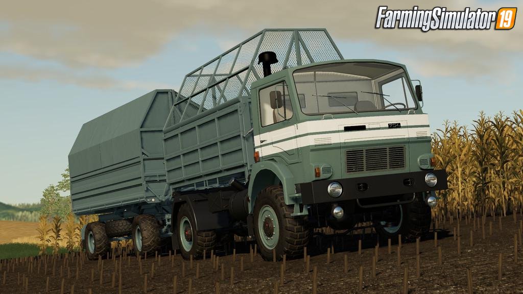 D-754 Truck Pack v1.4 for Farming Simulator 19