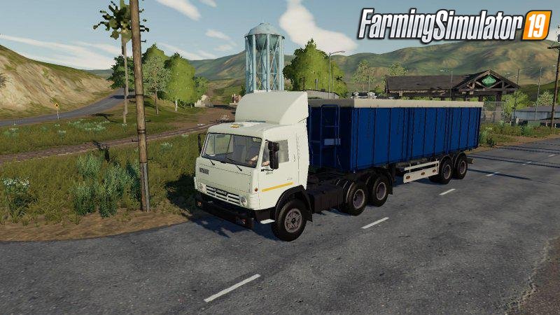 KamAZ 5410 + Semi Trailer for FS19