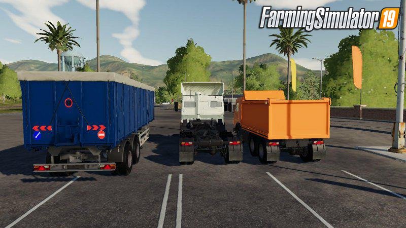 KamAZ 5410 + Semi Trailer for FS19