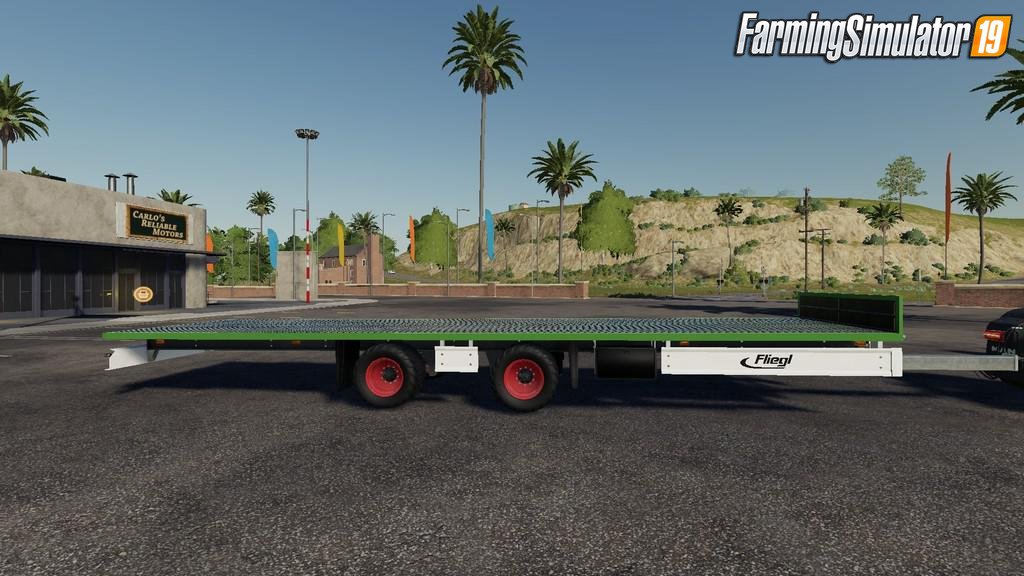 Trailer Fliegl TPS 180 Low Deck v1.0 for FS19