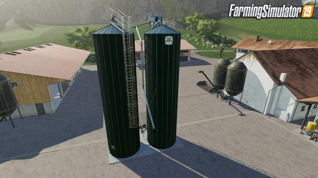 Placeable Neuero Grain-Silo v1.0 for FS19