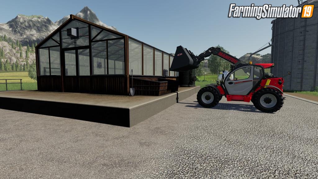 Placeable Tomato Greenhouse by Tarczi007 for FS19