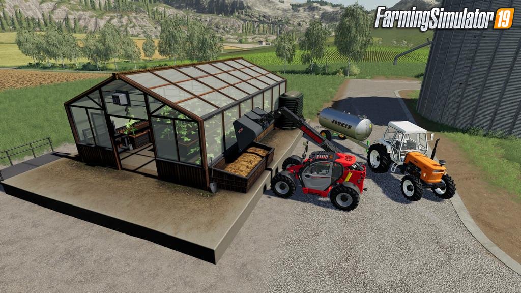 Placeable Tomato Greenhouse by Tarczi007 for FS19