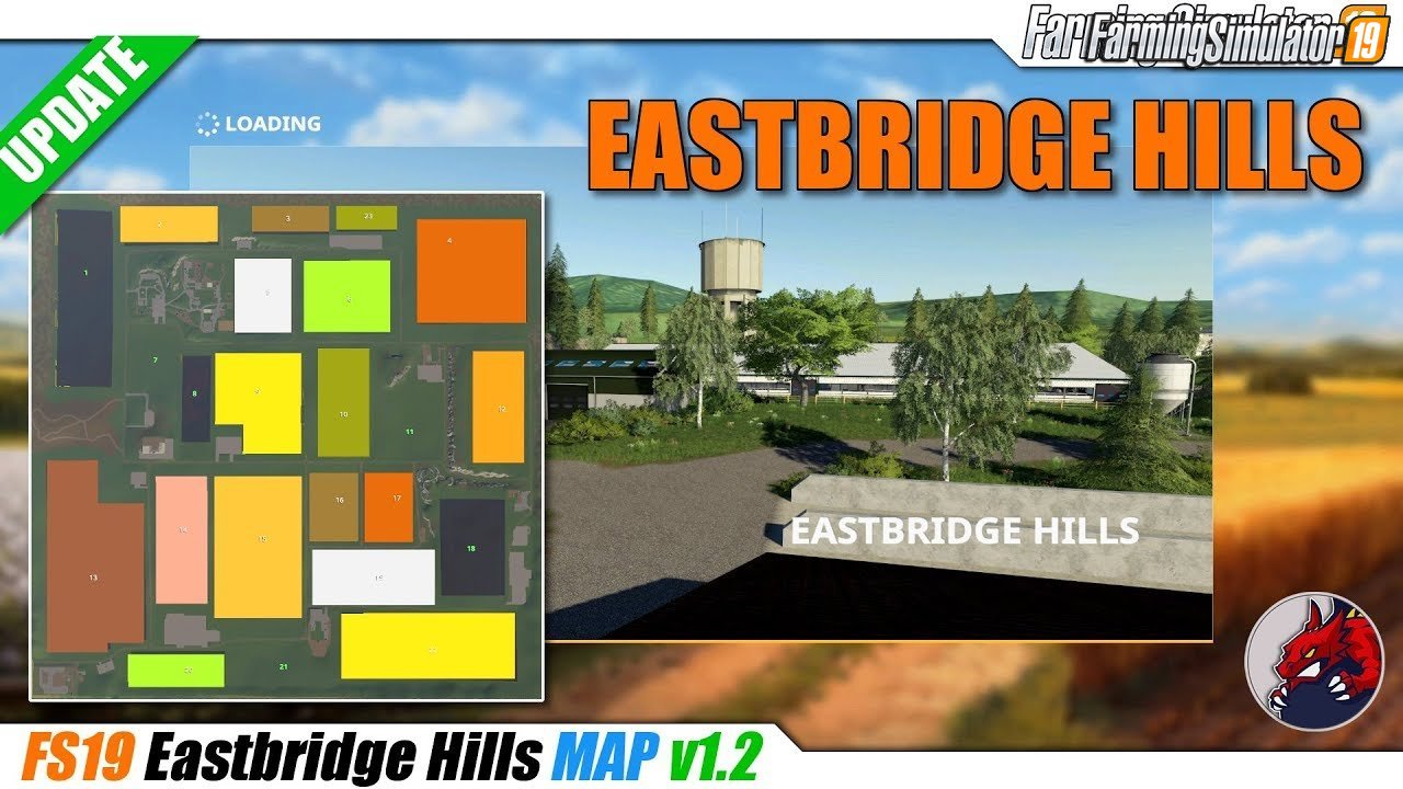 Eastbridge Hills Map for FS19