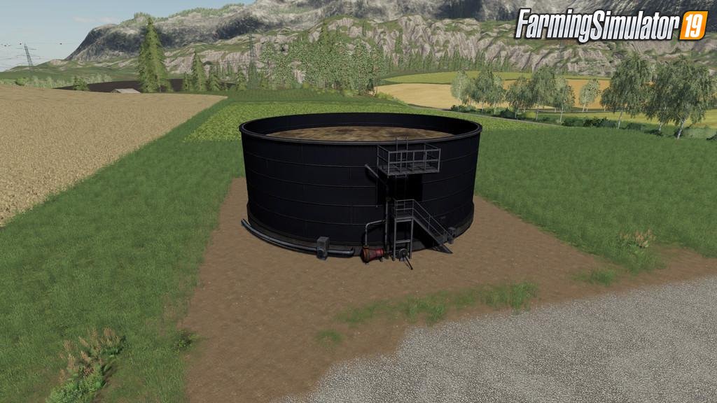 Placeable Liquid Manure Tank for FS19