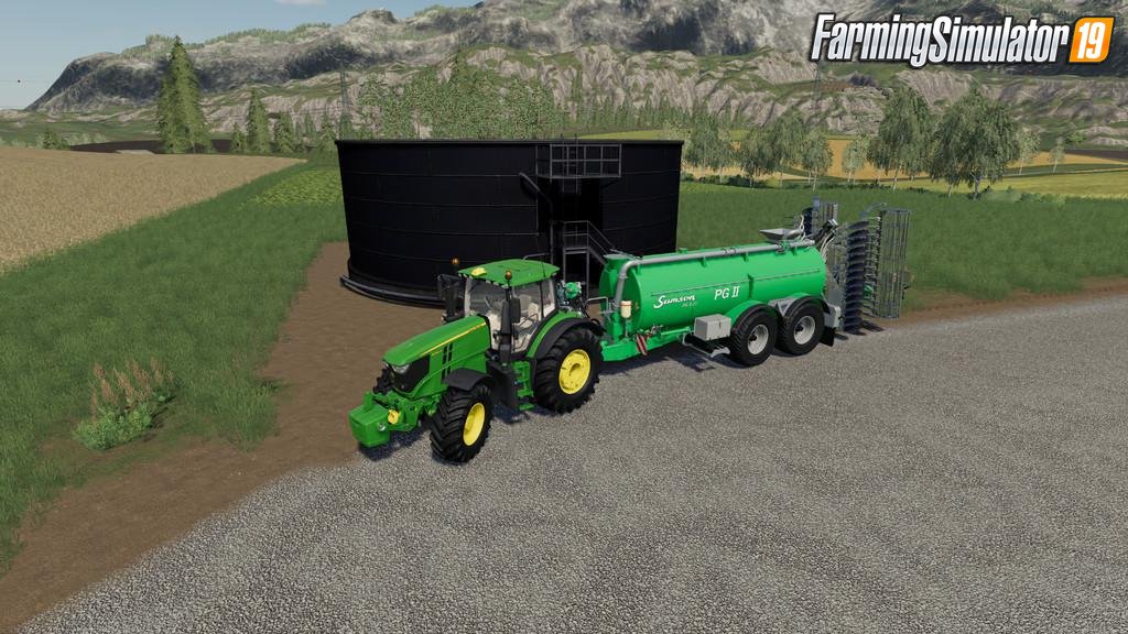 Placeable Liquid Manure Tank for FS19