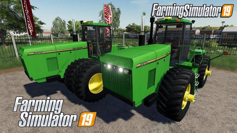 Tractor John Deere 89xx 4WD for FS19