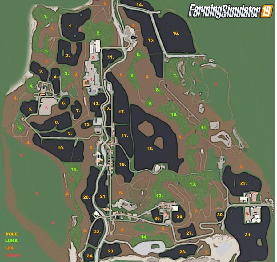 Agropodhradie Map v2.0 by Zbyna LS for FS19