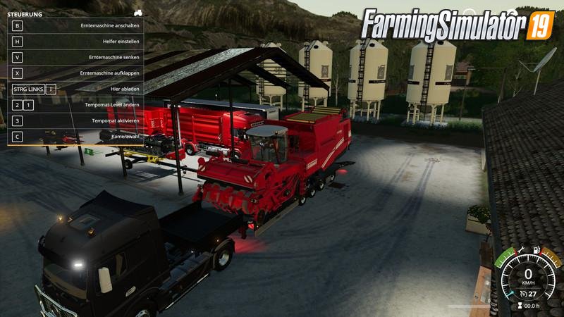 Trailer Fliegl Tieflader for FS19