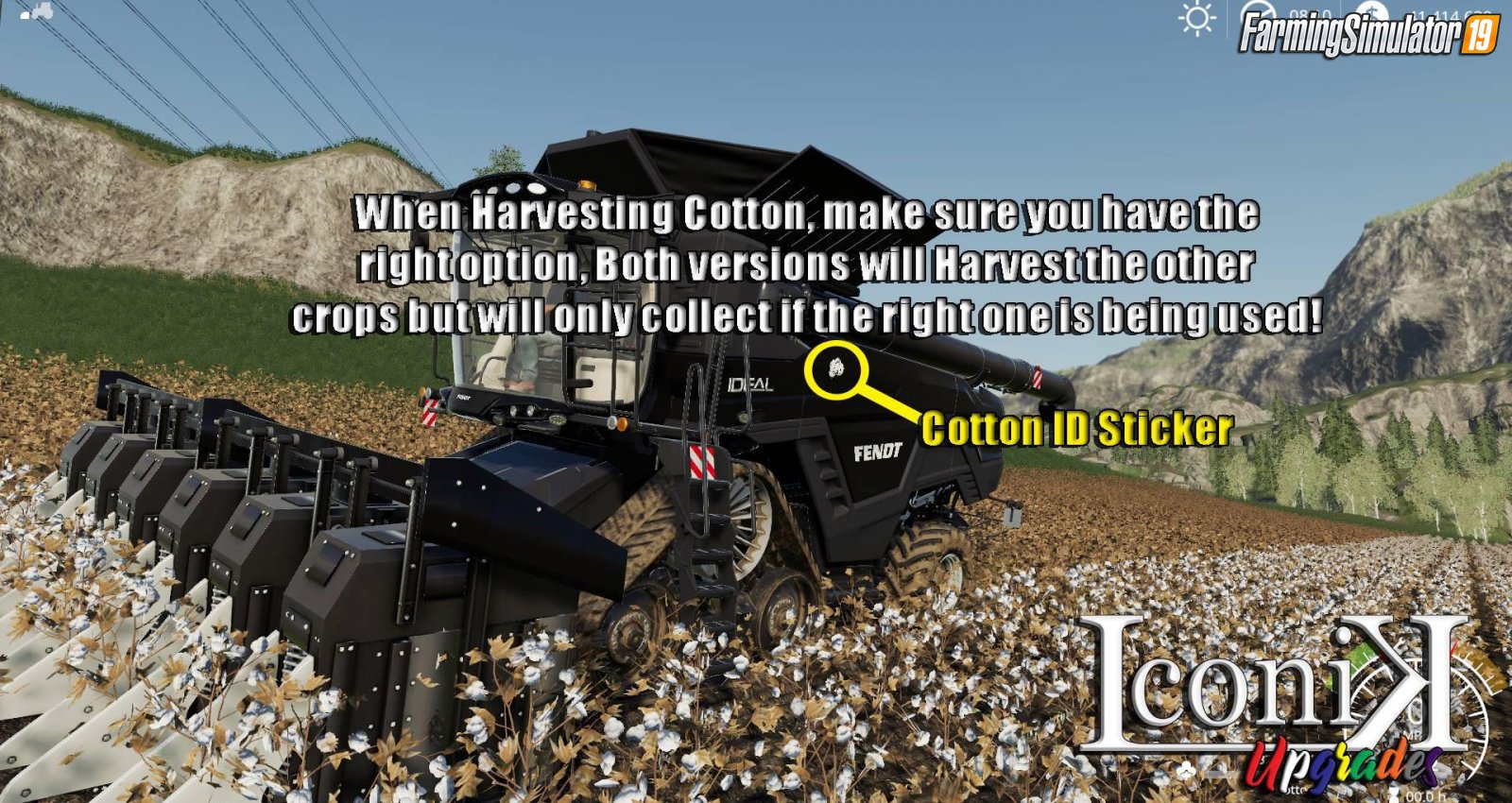 Iconik Ideal Harvester v1.0 for FS19