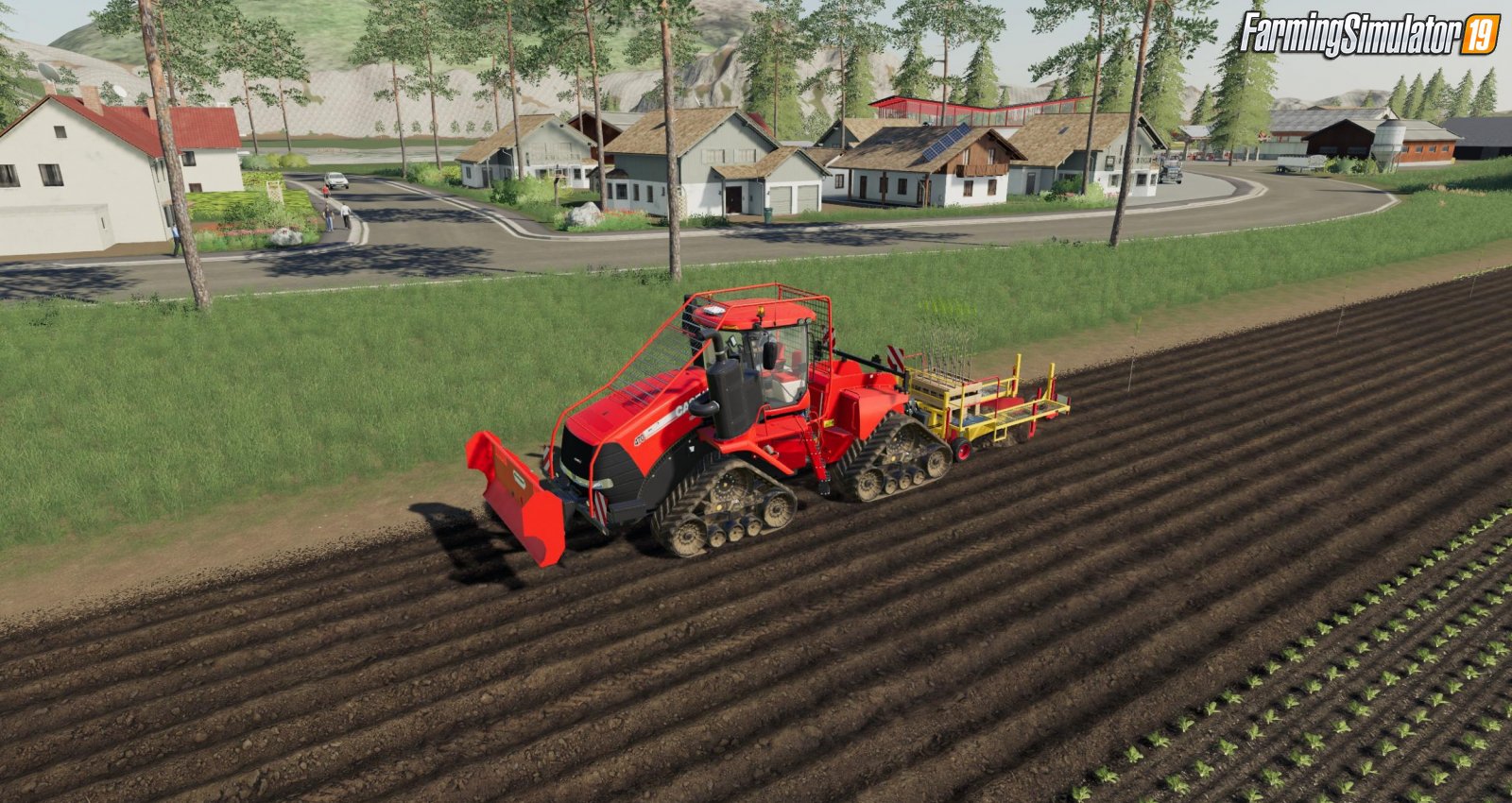 Tractor Case IH Quadtrac Logging Series for FS19