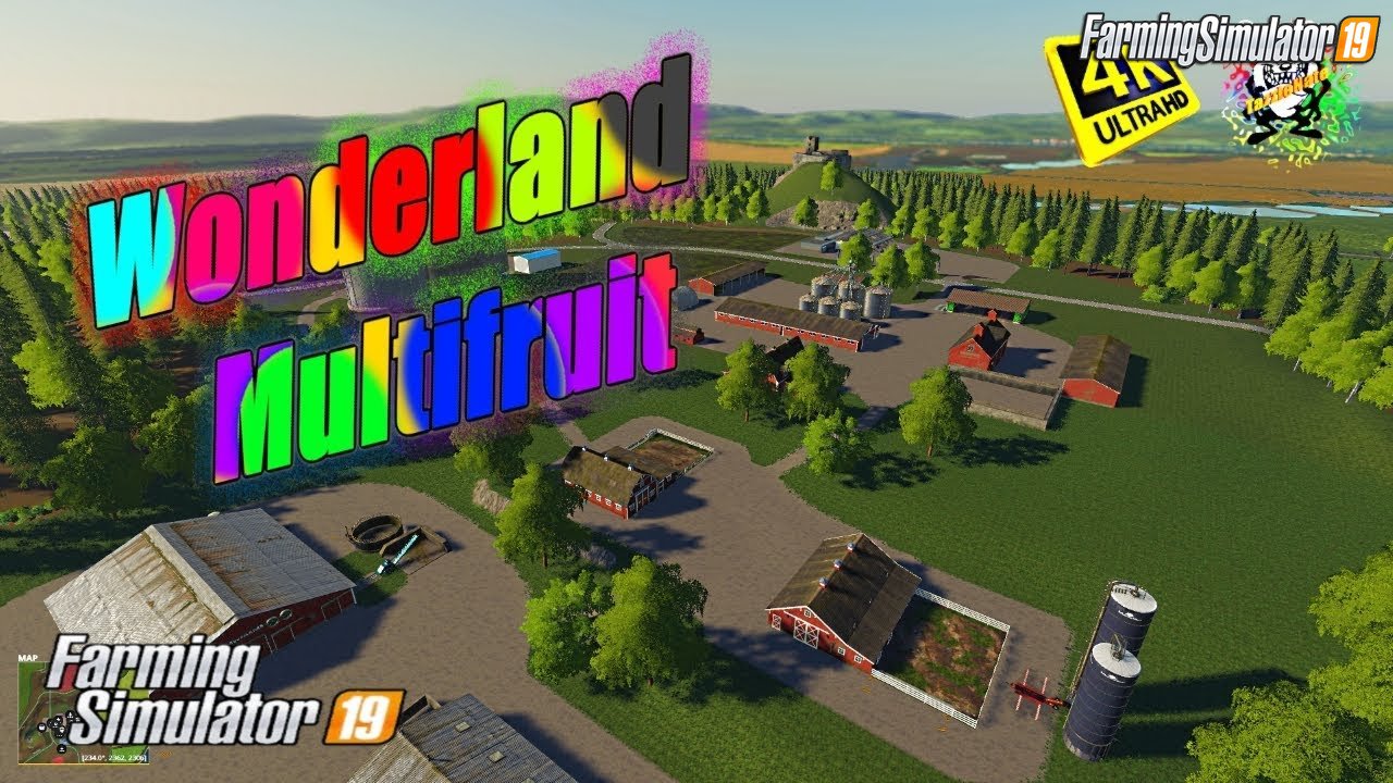 Wonderland Multifruit Map by MN97 for FS19