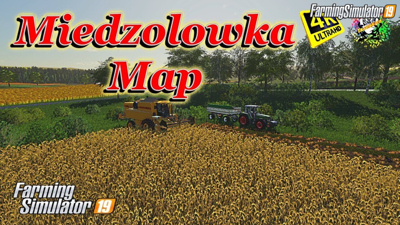 Miedzolowka Map by Miedza Tv for FS19